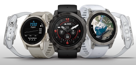 The three sizes of Garmin epix Pro — 42 mm, 47 mm, and 51 mm