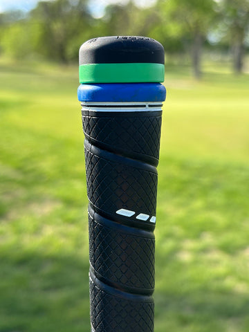 Side view of an Arccos Smart Sensor on a club