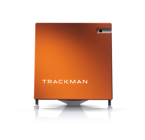 Front view of the Trackman golf launch monitor