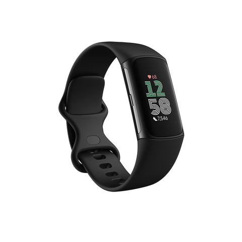 A black Fitbit Charge 6