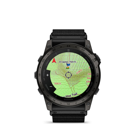 Garmin tactix 7 AMOLED edition with topo maps on the display