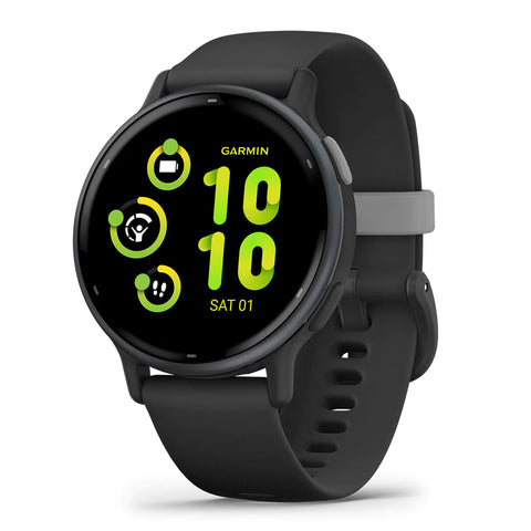 Black Garmin vivoactive 5 fitness GPS watch