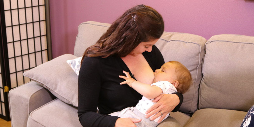 woman breastfeeding