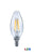 B10 Filament Chandelier LED Bulb