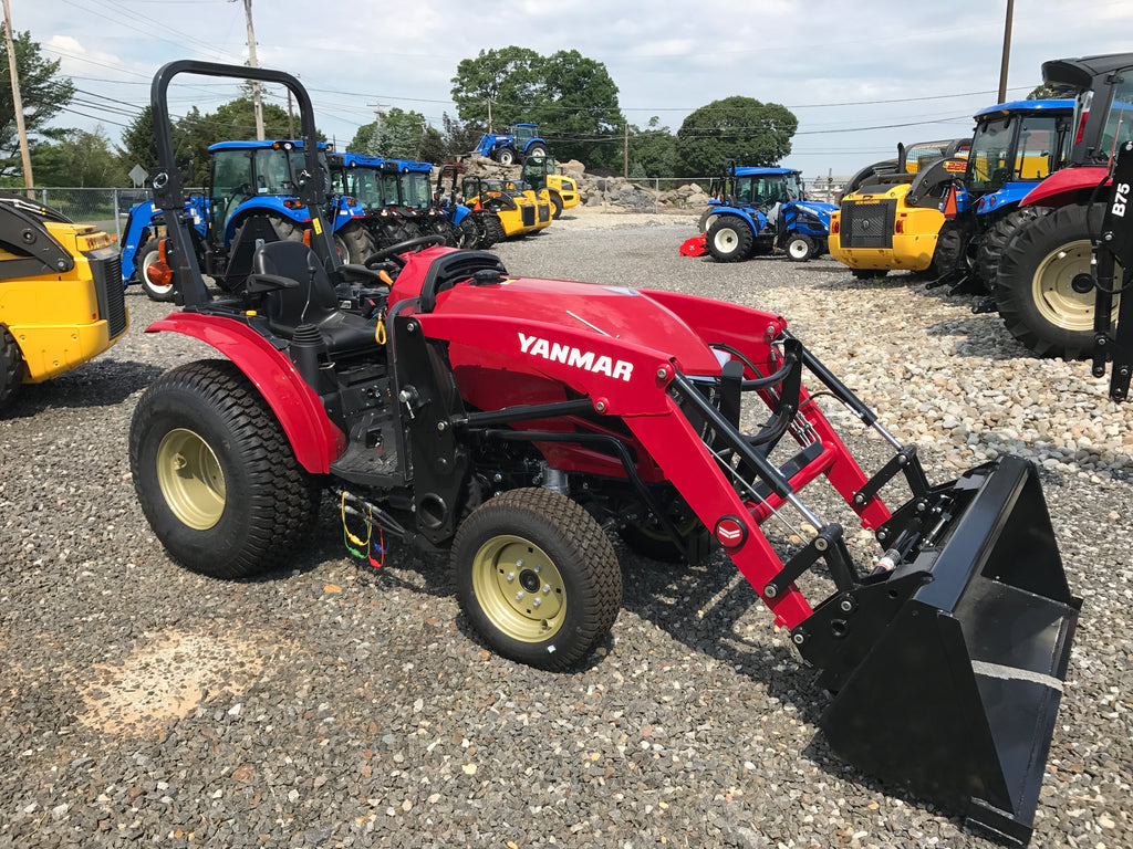 Yanmar Yt235 Tractor With Yl310 Loader Peach Country Tractor