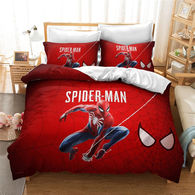 twin size spiderman bed