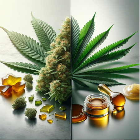 Cannabis Flower vs. Concentrates