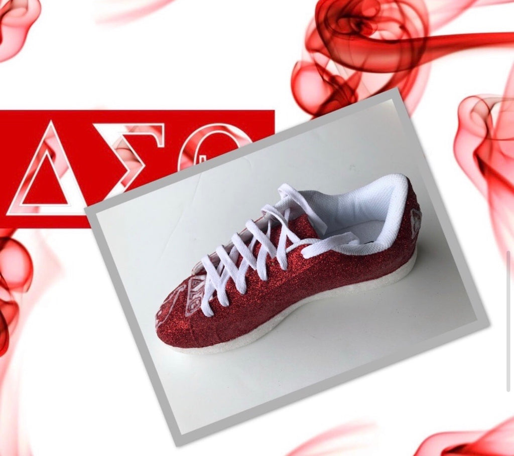 delta sigma theta custom sneakers