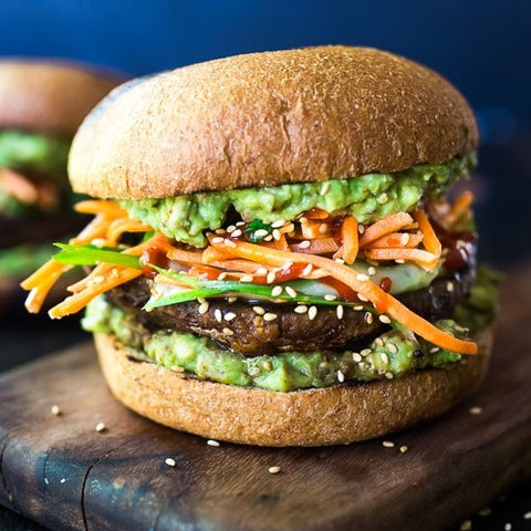 Spicy Miso Portobello Mushroom Burger