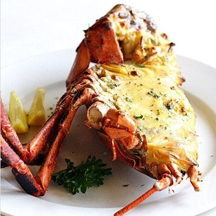 Baked Lobster With Cheese