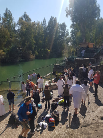 Jordan river Tiberias Yardenit