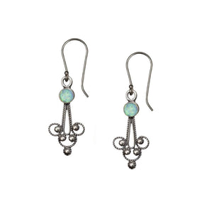 Sterling silver earrings Delicate Filigree israeli earrings set Eilat ...