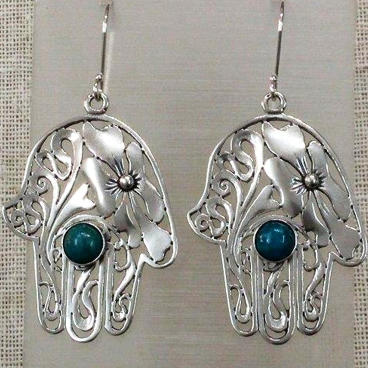 Hamsa earrings