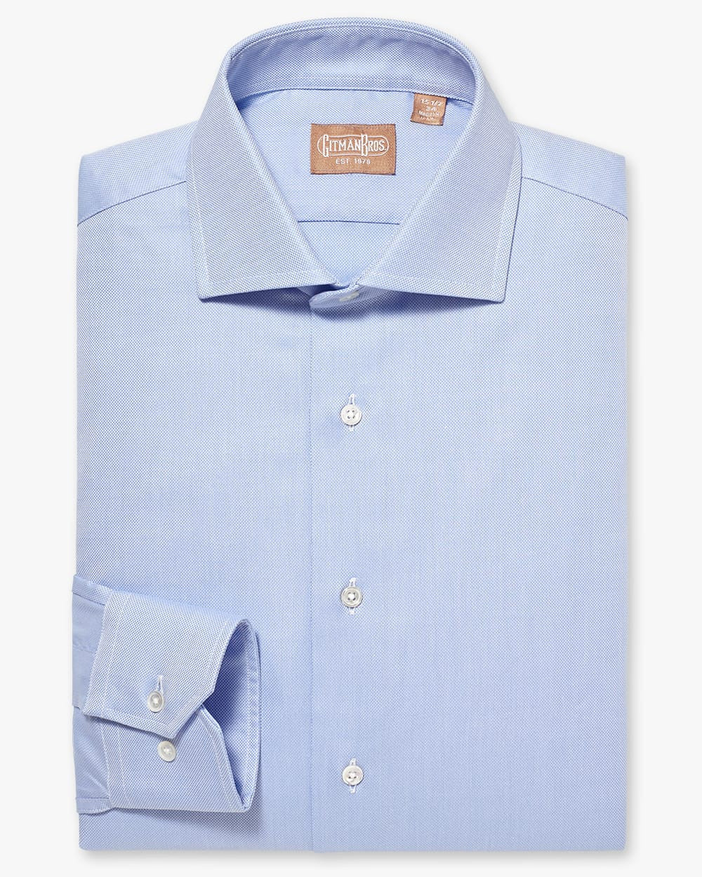 Gitman Bros. Widespread Royal Oxford Blue Dress Shirt
