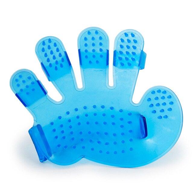 dog brush glove