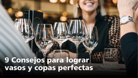9 Consejos para lograr vasos y copas perfectas en food service Chile