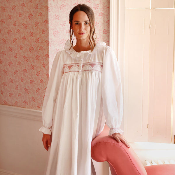 Women\'s Mother Teresa Dress Smock – Nursing Sleeves & wit London Maternity Night Long