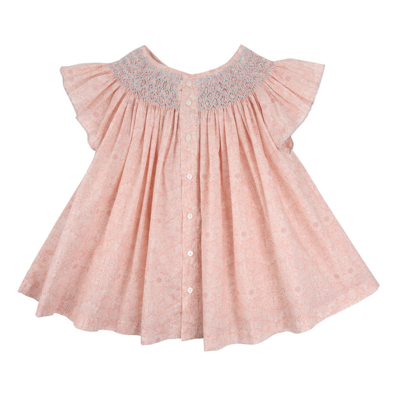 Coco Blouse with Ice Ice Baby Hand Smocking made with Liberty Mortimer ...