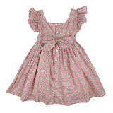 O'Keeffe Dress with Strawberry Fields Hand Smocking made with Liberty Betsy Ann Fabric