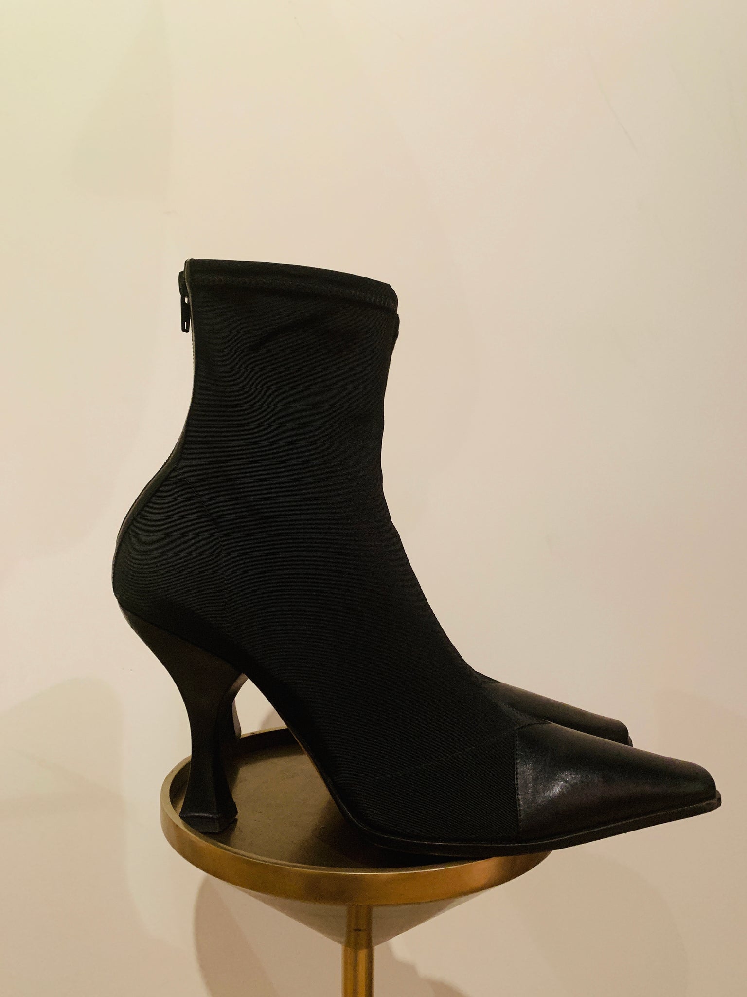 celine madame boots black