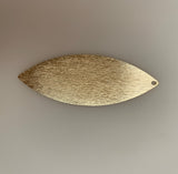 Marquis Shaped Charm (Gold Finished/Silver Plated)   G#667 | Purity Beads