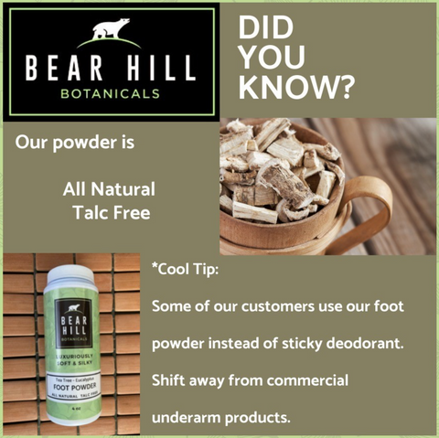 Bearhill Botanicals Foot Powder