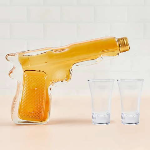 Bundaberg Rum-filled Pistol Bottle