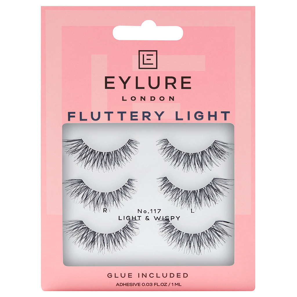 Eylure Fluttery Light Lashes 117 Multipack (3 Pairs) - FalseEyelashescouk product image