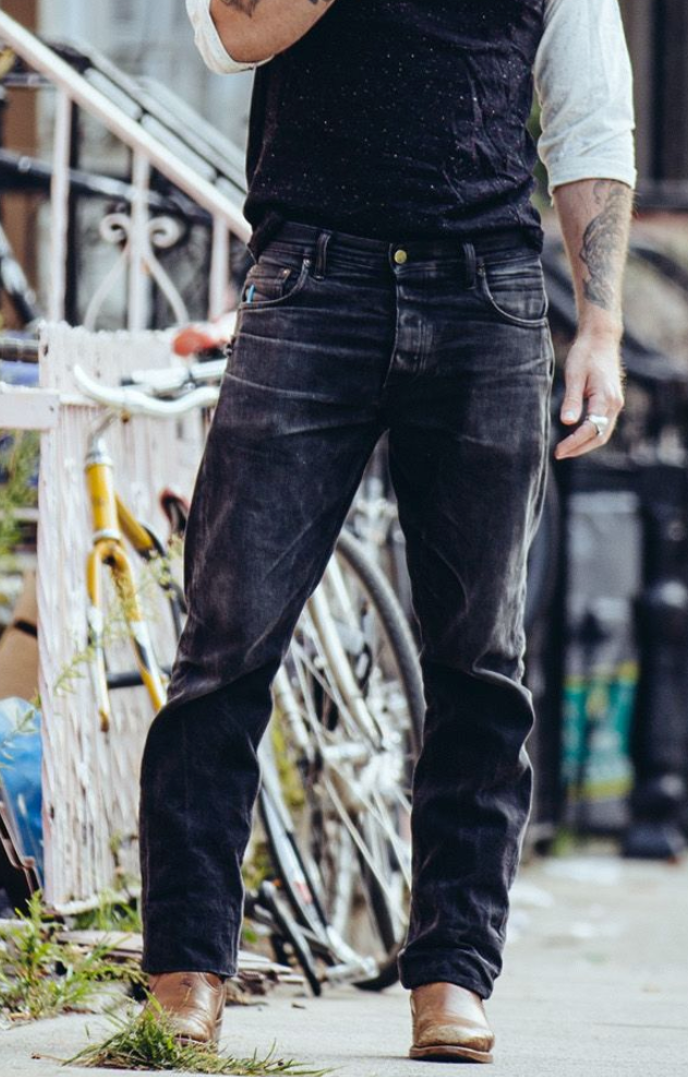 Greaser 14 oz Black Maria. Mitsui Japanese Denim