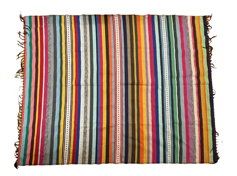 (preorder 9/25 delivery) Hand loomed 100% cotton Mexican beach blanket