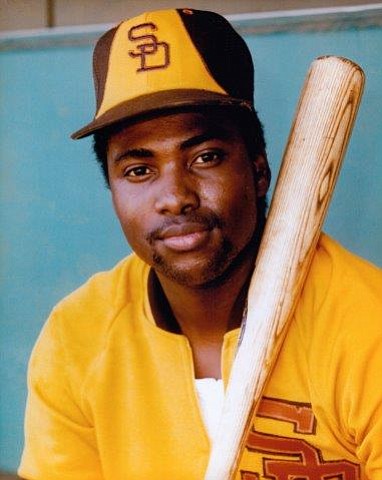 Tony Gwynn in the signature yellow and brown
