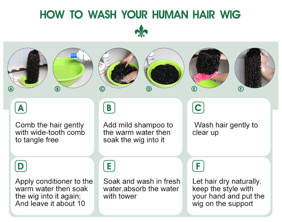 how to wash human hair wigs