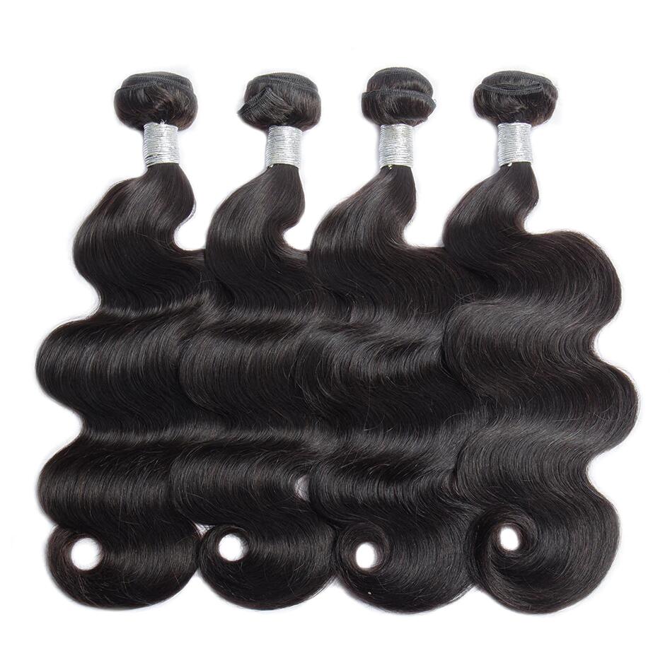 virgin remy body wave hair 4 bundles in description