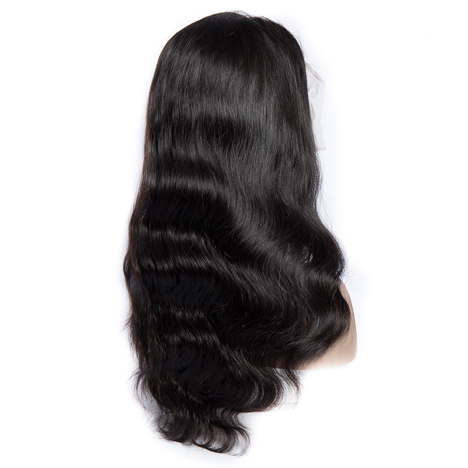 body wave lace front wigs 180 density back show