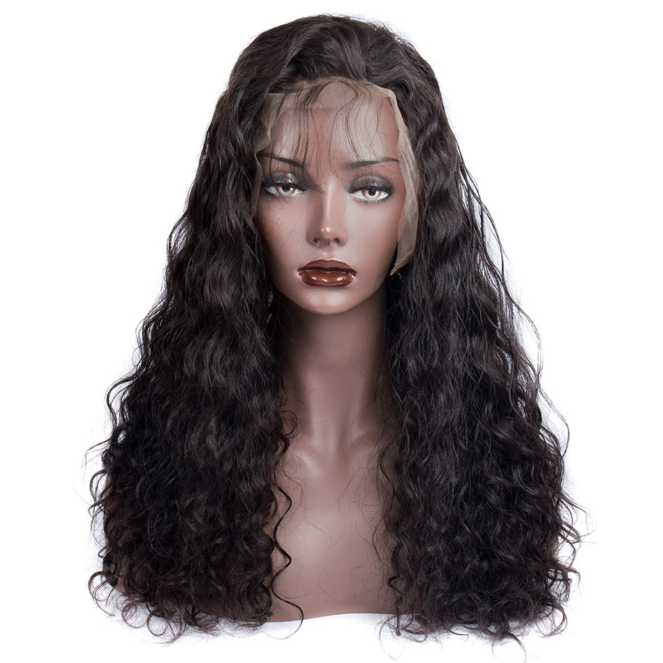 water wave 180 density full lace wigs front image show in description