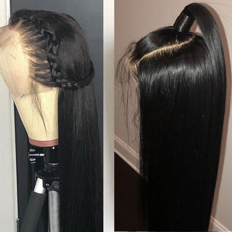 straight lace front wigs natural hairline