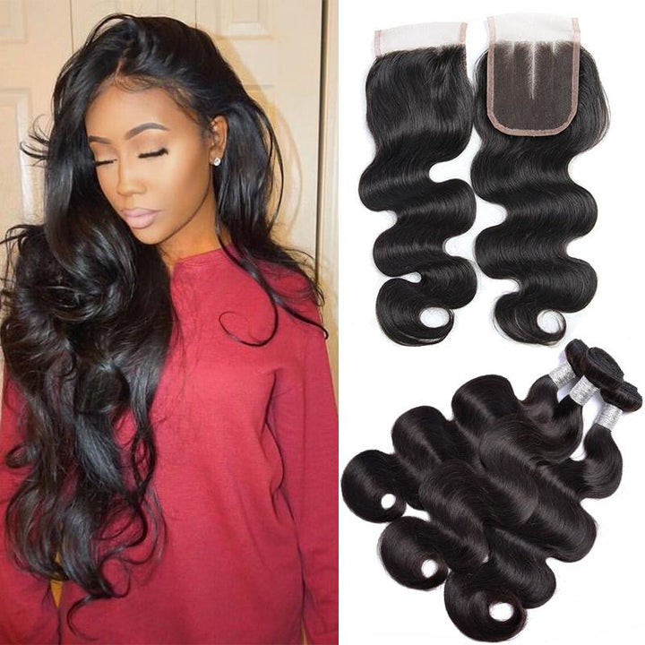 Unprocessed Virgin Brazilian Loose Wave Hair 3 Bundles With