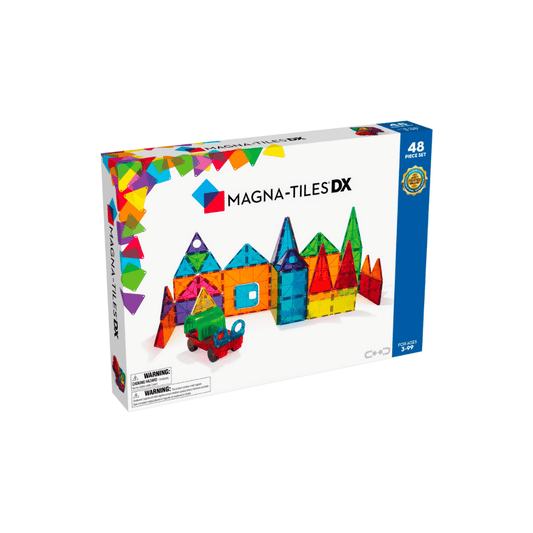 Magna-Tiles Clear colours 48 Piece Deluxe Set