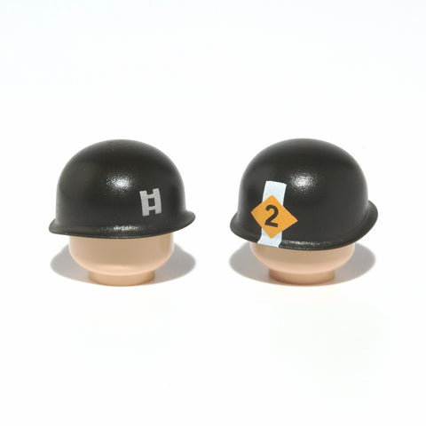 lego ww2 american helmets