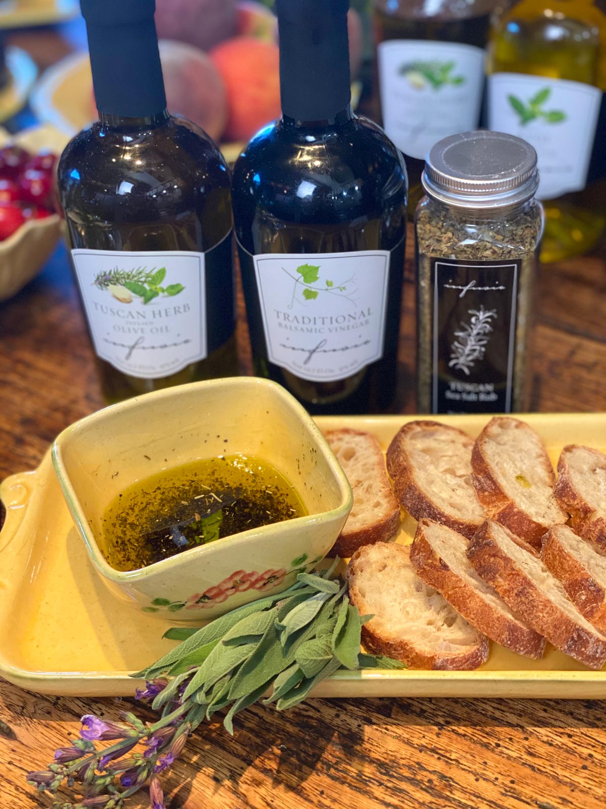bread with olive oil
