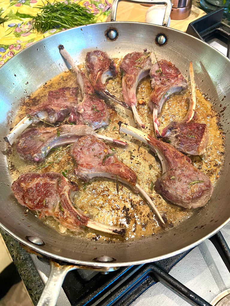 lamb cooking