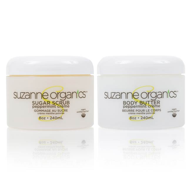 Organics Peppermint Creme Scrub & Body Butter Duo – SuzanneSomers.com