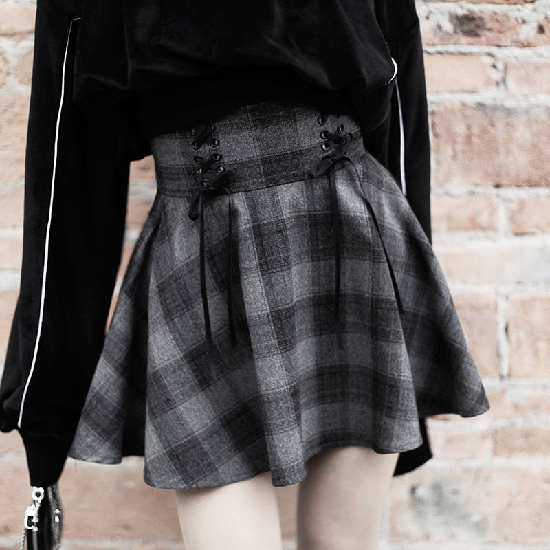 pleated skirt short