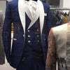 2022 Light Grey Mens Wedding Suits Groom Tuxedo Jacket+Pants+Vest Business Prom Suit For Men Groomsmen Costume Homme 3 Pieces