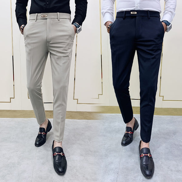 Pantalones Hombre Spring 2020 Pants Men Korean Slim Fit Men Casual An ...