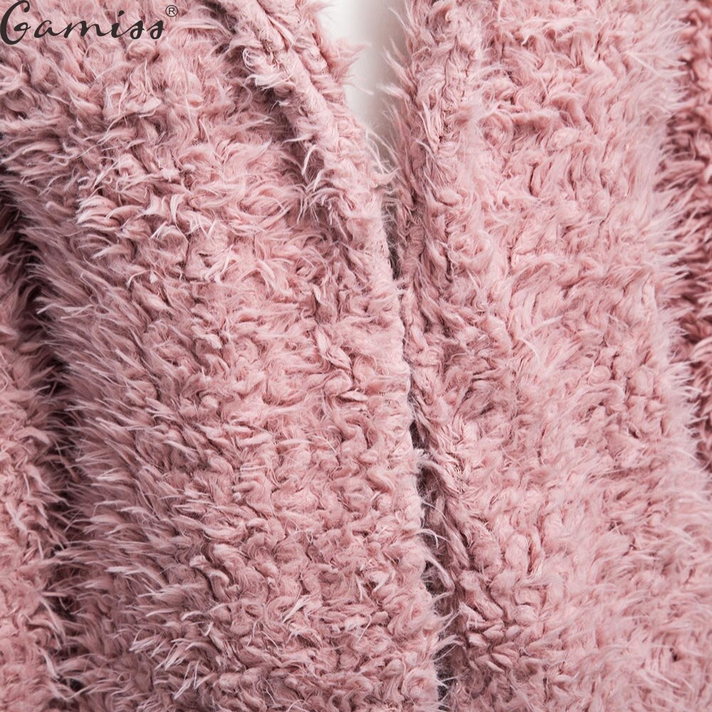 Winter Grey Wool Overcoat Warm Outerwear Women Pink Faux Fur Coat Turn Shop New Look 