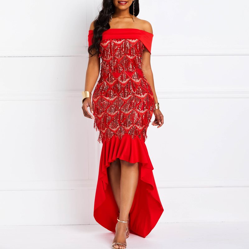 summer off the shoulder maxi dress