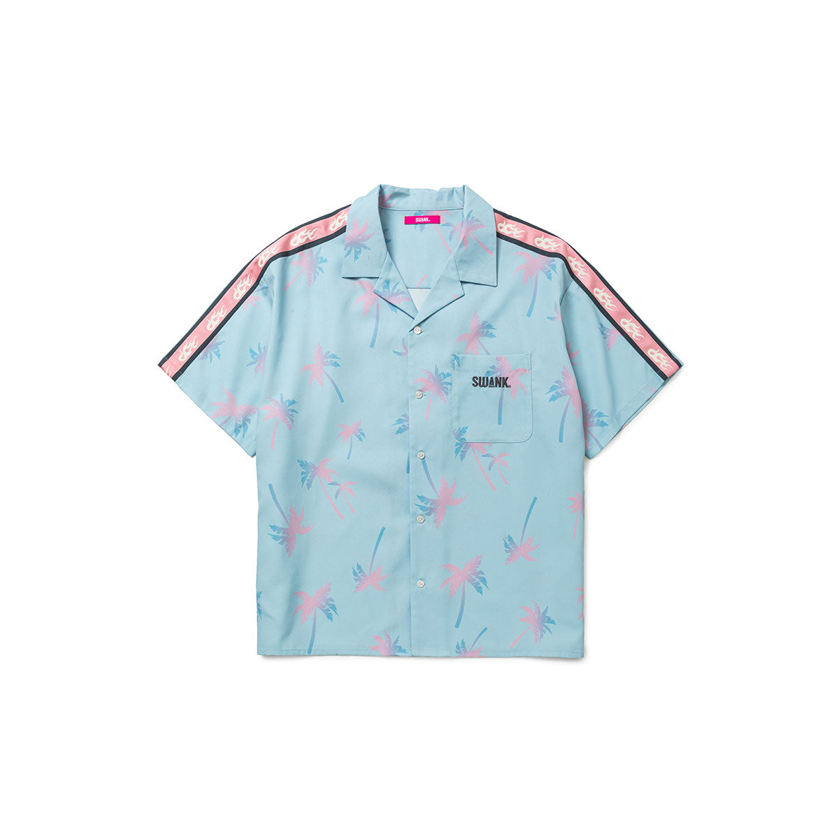 SWANK Breeze Palm Tree Shirt S