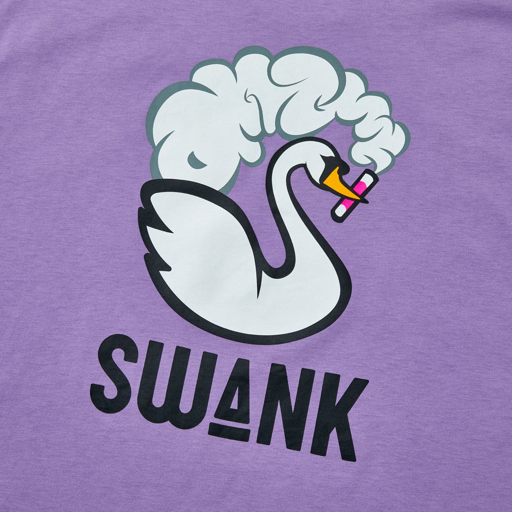 着後レビューで/ ParadoxLive SWANK LOGO T-SHIRT PURPLE10148高い素材