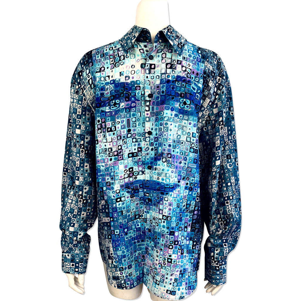 gianni versace vintage silk shirt